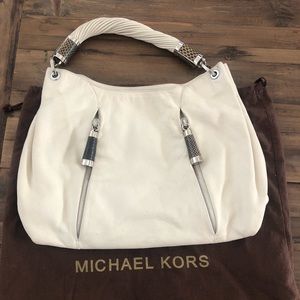 Michael Kors Python detail handbag
